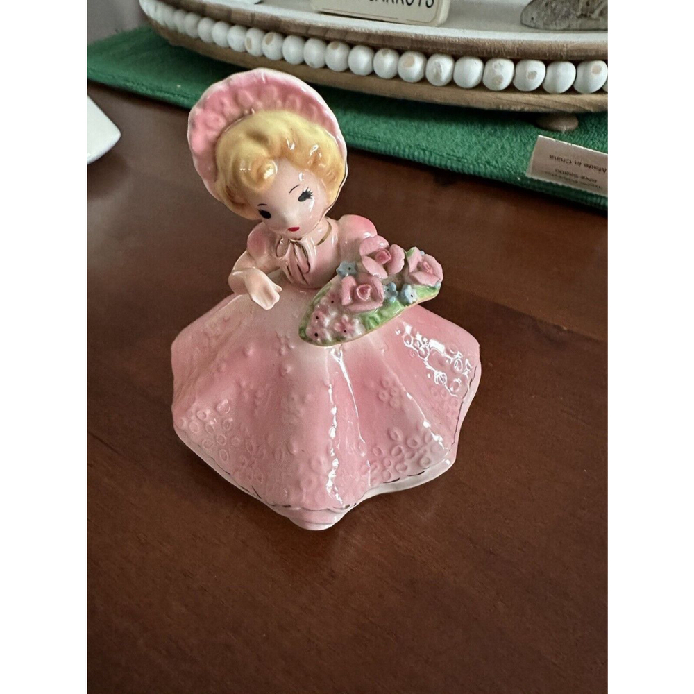 Josef Originals "May 1963” from Birthday Girl Series - Pink Dress Bonnet